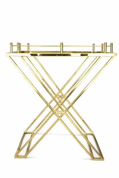 Zack Foldable Gold Serving Tray – Buffet & Catering Display Tray