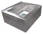 Commercial Stainless Steel Mop Sink with Drain Basket – 16” x 20” Bowl (16 Gauge)