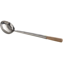 Stainless Steel Cooking deep ladle with wooden Handle - Available in different sizes