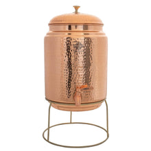 Copper Water Tank 18 Litre with Stand – Premium Copper Water Dispenser with Tap