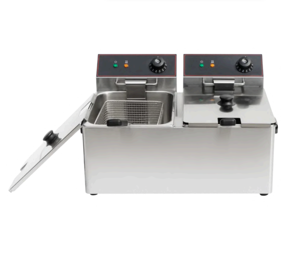 FR-12L Commercial Electric Fryer – 12L Countertop Deep Fryer