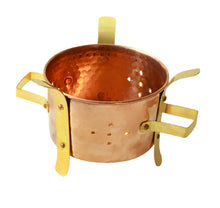 Copper Sighdi No. 2 & No. 3 – Traditional Buffet Food Warmer (6″–7″ Diameter)