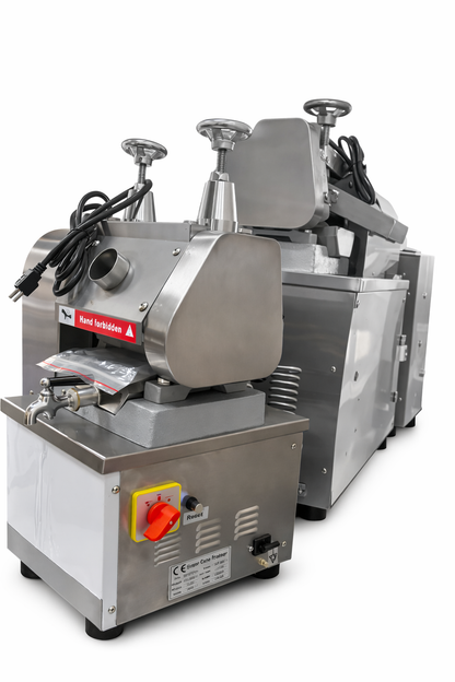 Commercial Sugarcane Juicer with 3 Stainless Steel Rollers