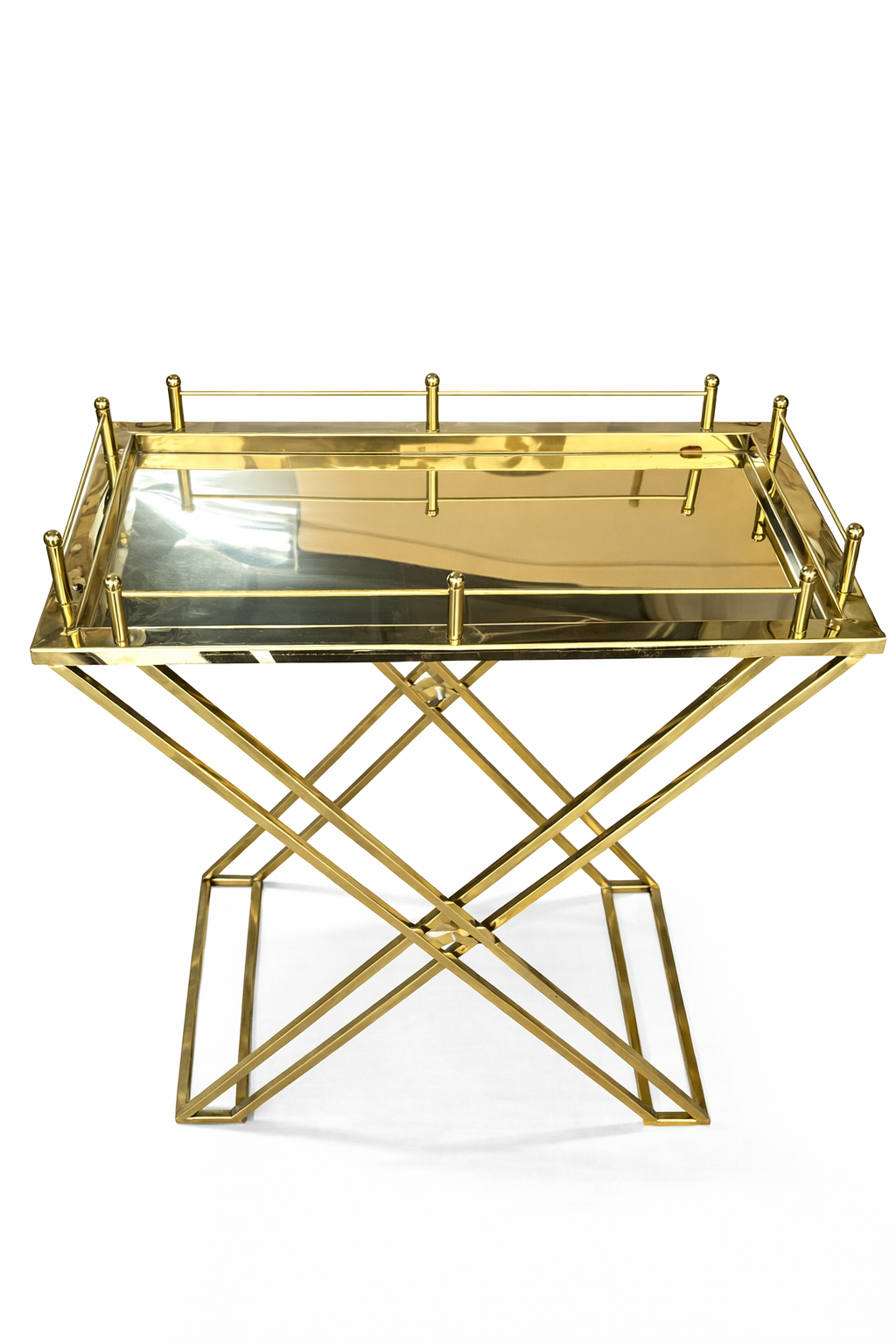 Zack Foldable Gold Serving Tray – Buffet & Catering Display Tray