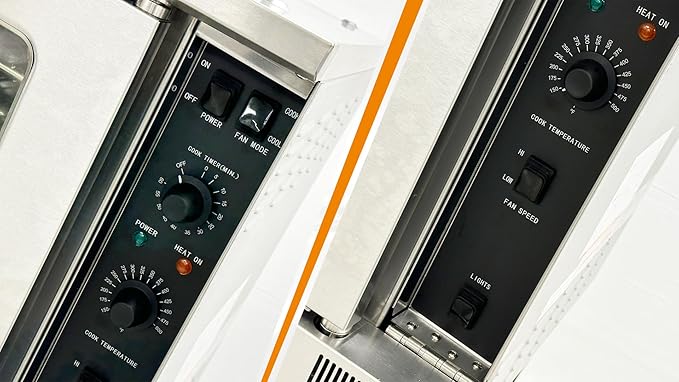 Commercial Gas Convection Oven 60,000 BTU (HRCO-60K) – Stainless Steel Oven with Castors