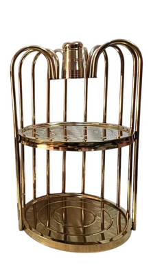 Rosegold Round Plate Stand – Elegant Buffet Display Stand for Catering & Events