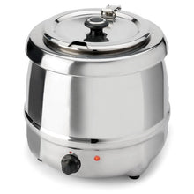Silver Soup Kettle 10L (00013) – Commercial Food Warmer for Soup, Curry & Sauces
