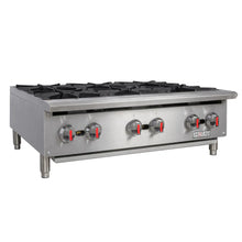 6 Burner Gas Countertop Hotplate 180,000 BTU (HS-6) – Commercial Cooking Range