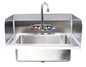 Commercial Stainless Steel Hand Sink – Standard Models with Gooseneck Faucet & Drain Basket
