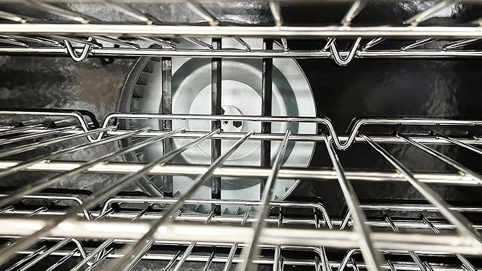 Commercial Gas Convection Oven 60,000 BTU (HRCO-60K) – Stainless Steel Oven with Castors