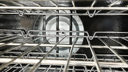 Commercial Gas Convection Oven 60,000 BTU (HRCO-60K) – Stainless Steel Oven with Castors