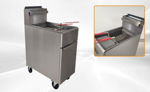 Commercial Gas Fryer HFRF-90 – 90,000 BTU Double Basket Fryer (23L Capacity)