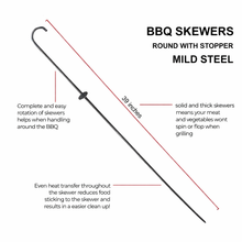 Mild Steel Round Skewer 10mm – Heavy Duty Tandoor & BBQ Skewers