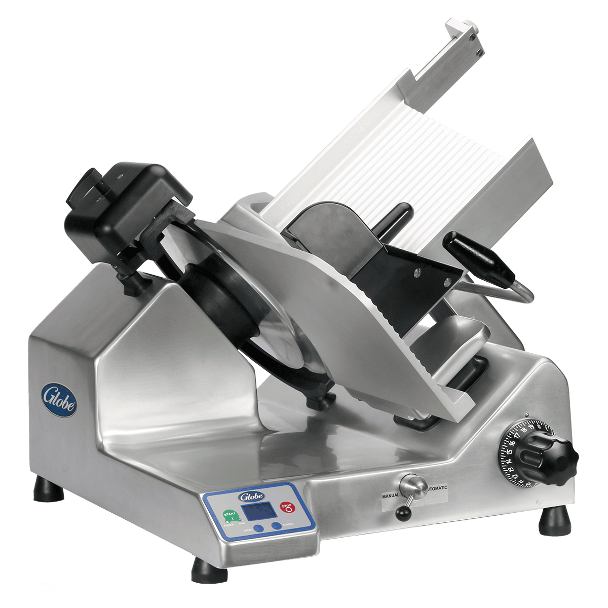 12" Commercial Meat Slicer AMS-B300U – 1/2 HP Manual Gravity Feed Slicer