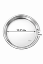 Stainless Steel Round Pan (70014 & 70015) – Heavy Duty Commercial Kitchen Pan