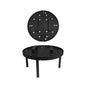 Mild Steel Baffle Burner Plate with Legs – 10" Diameter (27001) for Tandoor Oven