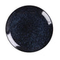 Yanco Blue Star Round Coupe Plates – Porcelain Dinner Plates (7"–12", Multiple Packs)