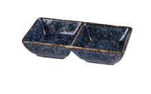 Yanco BL-4032 Blue Star Double Sauce Dish 3 oz (5 1/2" x 3") – Porcelain Dip Dish (3 Dozen Pack)
