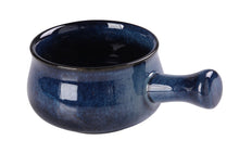 Yanco BL-4105 Blue Star Skillet Bowl with Handle 22 oz (5" x 3 1/8") – Porcelain Soup Crock (2 Dozen Pack)