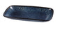 Yanco Blue Star Rectangular Plates – Porcelain Serving Plates (Multiple Size & Packs)