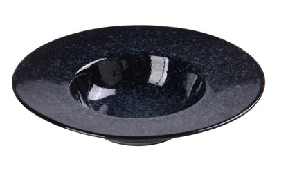 Yanco Blue Star Dessert Plates – Porcelain Deep Plates (Multiple Size & 1 Dozen Packs)