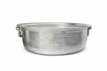 Aluminum Hand Hammered Hyderabadi Langri / Cooking Pot with handles - Available in many sizes