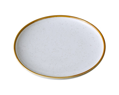 Yanco Glory Chinaware Round Plates with Upright Rim – Porcelain Plates (Multiple Sizes, Packs)
