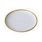 Yanco Glory Chinaware Round Plates with Upright Rim – Porcelain Plates (Multiple Sizes, Packs)
