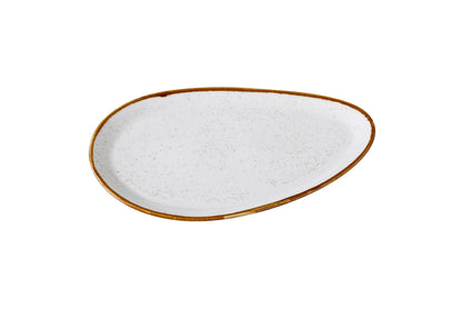 Yanco Glory Chinaware Oval Plates – Porcelain Serving Plates (Multiple Sizes,Packs)
