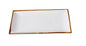 Yanco Glory Chinaware Rectangular Plate – Porcelain Serving Plate (Multiple Sizes, Pack)