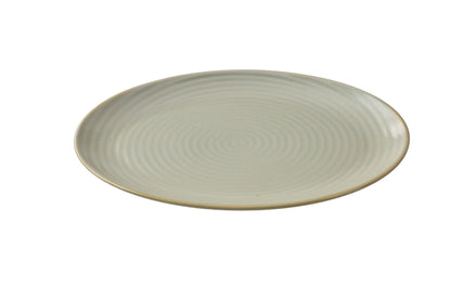 Yanco Golden Coast Oval Coupe Plates – Porcelain Serving Plates in Multiple Sizes and Packs