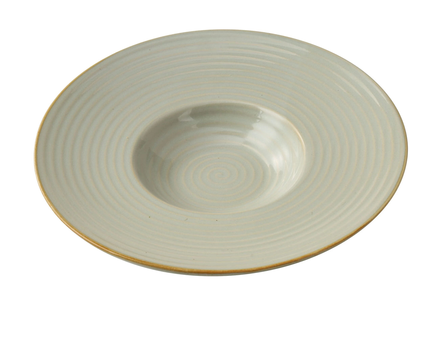 Yanco GO-712 Golden Coast Dessert Plate 12 oz (12" x 2") – Porcelain Plate (1 Dozen Pack)