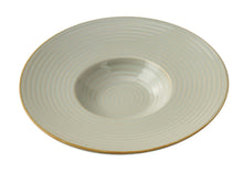 Yanco GO-712 Golden Coast Dessert Plate 12 oz (12" x 2") – Porcelain Plate (1 Dozen Pack)