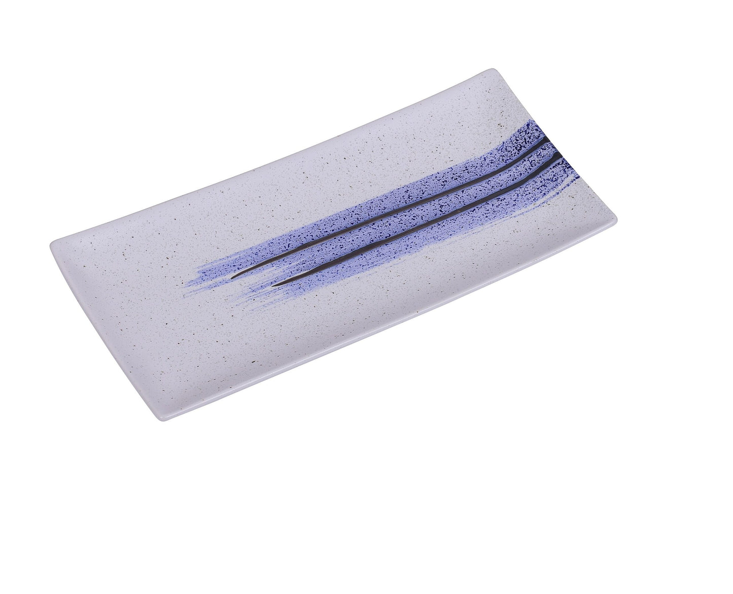 Yanco OC-3110 Ocean Rectangular Sushi Plate 10" x 4 1/4" – Porcelain Serving Plate (2 Dozen Pack)