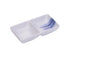 Yanco Ocean Chinaware Double Sauce Dish 2 Oz – OC-4031 Porcelain Condiment Dish