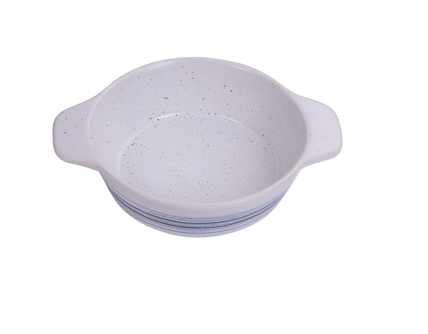 Yanco Ocean Chinaware Bake Dish with Handles 7 Oz – OC-506 Porcelain Serving Dish