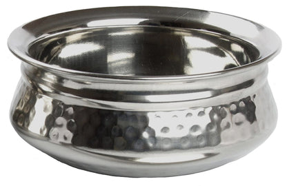 Stainless Steel Serving Handi – 12oz, 16oz & 28oz Curry Bowl for Restaurant & Catering
