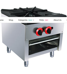 Single Burner Gas Countertop Hotplate – HS-1