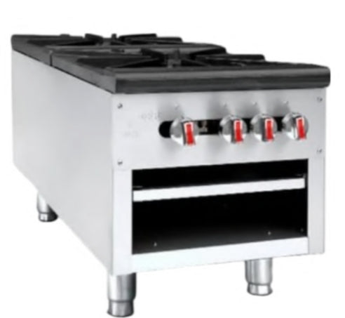 Double Burner Gas Countertop Hotplate – HS-1D