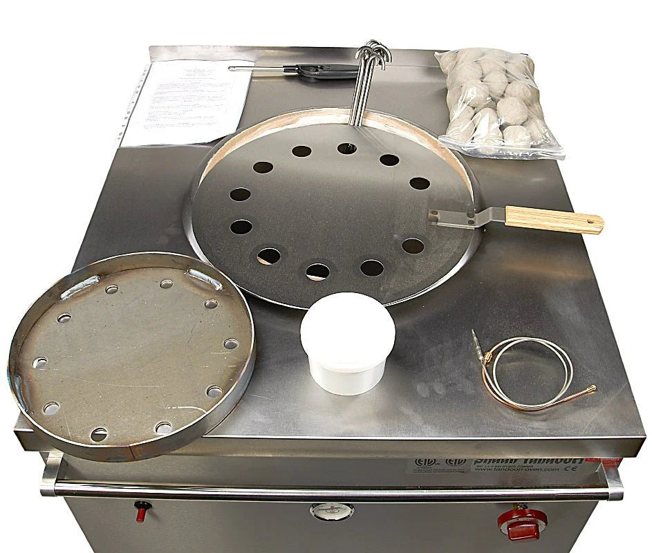 Shaan 28″ ETL Certified Commercial Gas Tandoor Oven – 44,000 BTU