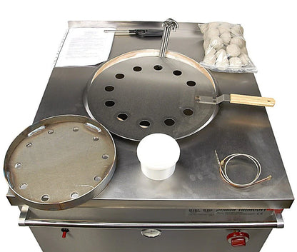 Shaan 28″ ETL Certified Commercial Gas Tandoor Oven – 44,000 BTU