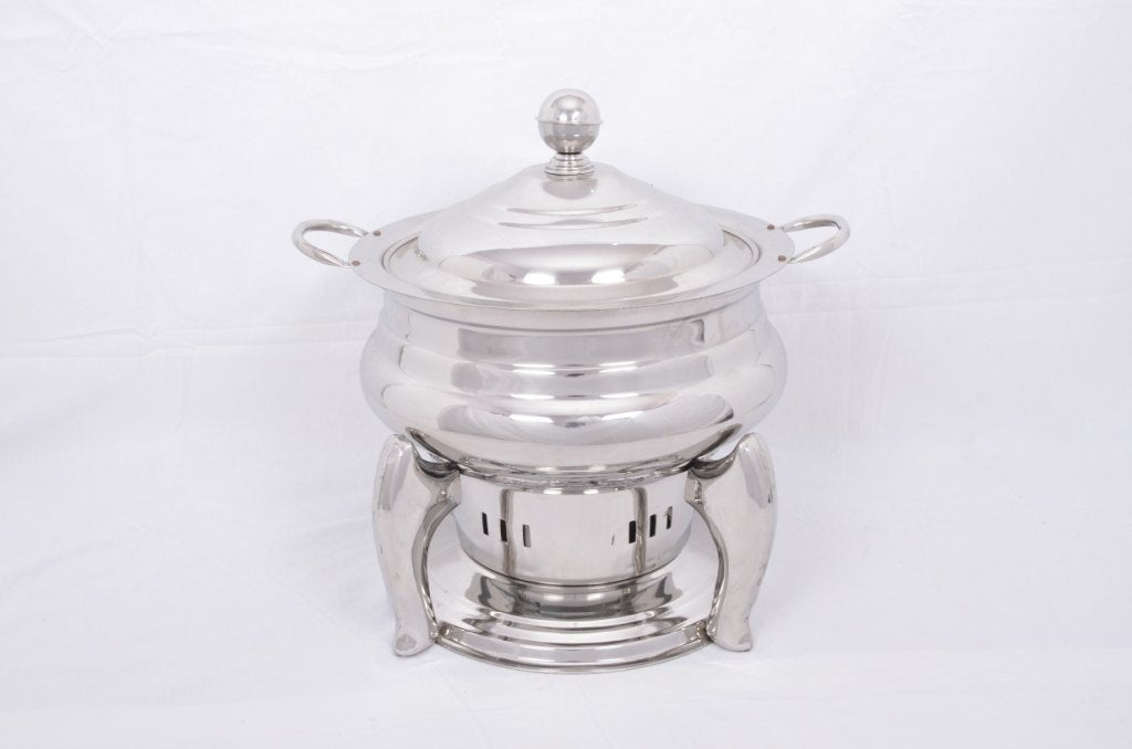 Plain Gujarati Chafing Dish – Stainless Steel Buffet Chafer for Catering & Events