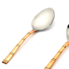 Copper/Stainless Steel Dinner Spoon — 8" Oval (#50009))