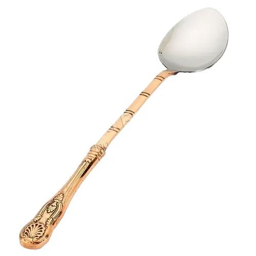 Copper/Stainless Steel Buffet Serving Spoon — 13" (#00012)