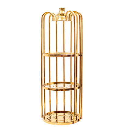 Round Plate Stand – Gold #50005