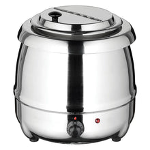 Silver Soup Kettle 10L (00013) – Commercial Food Warmer for Soup, Curry & Sauces
