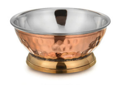 Copper/Stainless Steel Hammered Dessert Cup — Mini (#50017)