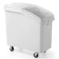 81L Ingredient Trolley with Casters – Mobile Storage Bin for Flour, Rice & Bulk Ingredients