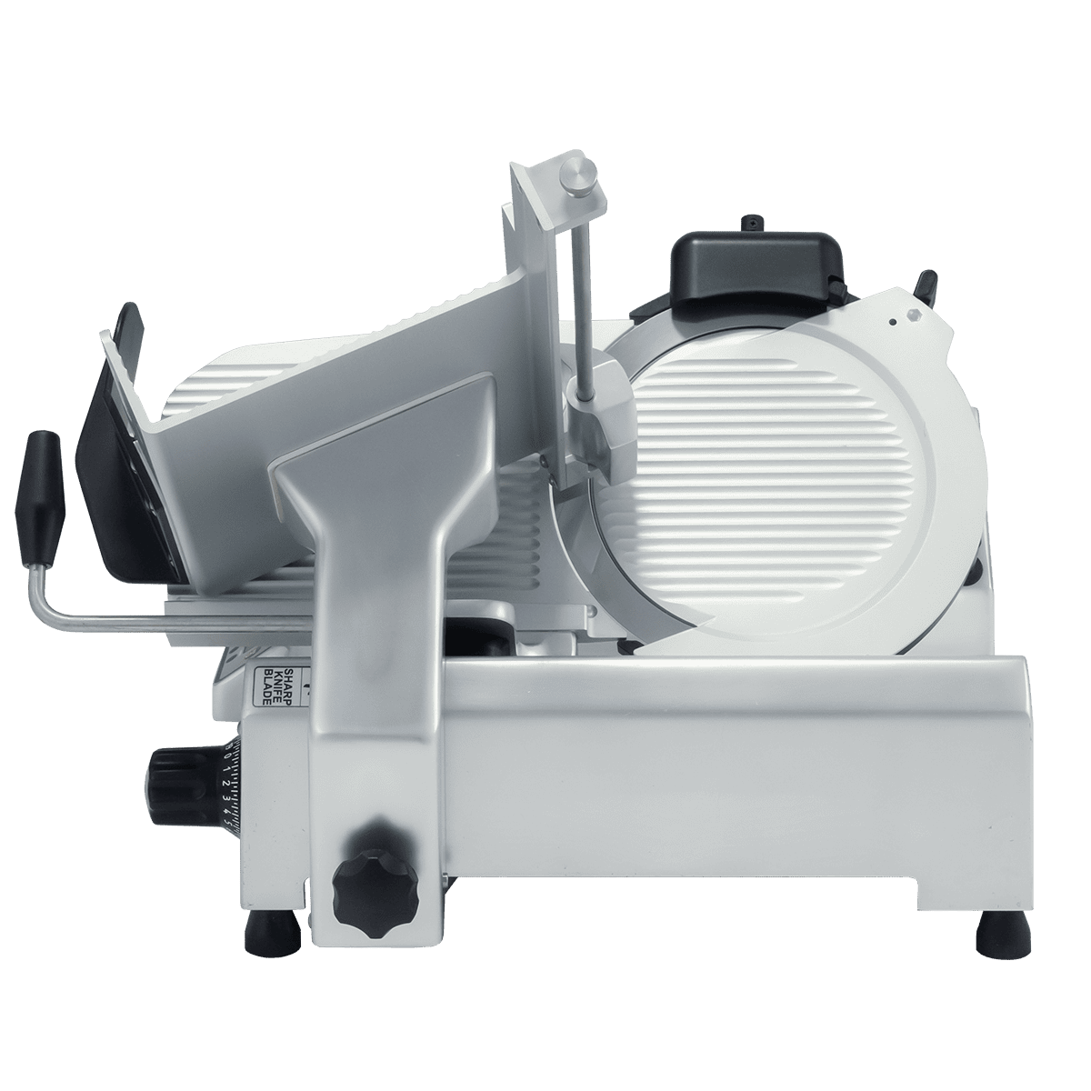 12" Commercial Meat Slicer AMS-B300U – 1/2 HP Manual Gravity Feed Slicer