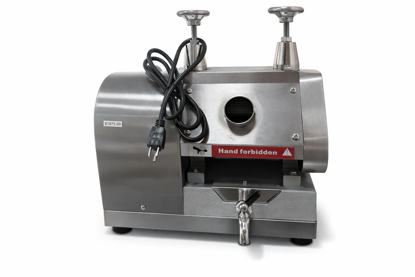 Commercial Sugarcane Juicer with 3 Stainless Steel Rollers